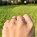 Le Vian 14ct Yellow Gold 0.10ct Diamond & Blueberry Sapphire Eternity Ring