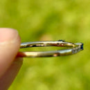 Le Vian 14ct Yellow Gold 0.10ct Diamond & Blueberry Sapphire Eternity Ring