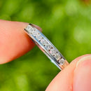 Platinum Channel Set Half Eternity 0.33ct Diamond Stackable Band