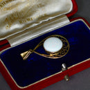 Natural Opal 9ct Yellow Gold Openwork Tear-Drop Pendant (2.54cts)