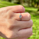 Art Deco Old European Cut Diamond Engagement Ring in 18ct Yellow Gold & Platinum