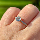 Art Deco Old European Cut Diamond Engagement Ring in 18ct Yellow Gold & Platinum