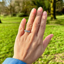 Vintage 18ct White Gold and Platinum Diamond Trilogy Ring (1.21ct)