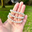 Vintage Cultured Pearl Necklace With 9ct Yellow Gold Clasp (7-7.5mm)