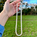 Vintage Cultured Pearl Necklace With 9ct Yellow Gold Clasp (7-7.5mm)