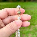 Vintage Cultured Pearl Necklace With 9ct Yellow Gold Clasp