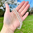 Vintage Cultured Pearl Necklace With 9ct Yellow Gold Clasp