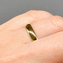 Vintage 22ct Yellow Gold 4mm Wide Court Shaped Wedding Band