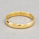 Vintage 22ct Yellow Gold 4mm Wide Court Shaped Wedding Band
