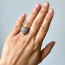 Vintage 1970s Diamond Daisy Cluster Ring in 18ct Yellow Gold (Approx. 2.25cts)