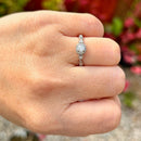 H. Samuel (Discontinued) 0.33ct Diamond Twist Ring in 9ct White Gold