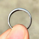 18ct White Gold Princess Cut Diamond Channel Set Half Eternity Ring 0.52ct