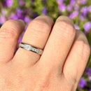 18ct White Gold Princess Cut Diamond Channel Set Half Eternity Ring 0.52ct