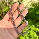 Tanzanite Sterling Silver Tennis Bracelet