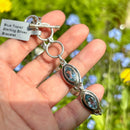 Sky Blue Topaz Sterling Silver Bracelet (Adjustable Length)