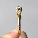 Antique Old Mine Cut Diamond Half Hoop Engagement Ring in 18ct Yellow Gold (Approx. 1.06ct)