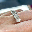 Antique Old Mine Cut Diamond Five-Stone Ring in 18ct Yellow Gold & Platinum (Approx. 2.35ct)