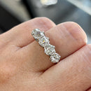 Antique Old Mine Cut Diamond Five-Stone Ring in 18ct Yellow Gold & Platinum (Approx. 2.35ct)