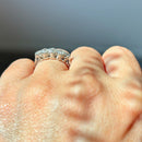 Antique Old European Cut Diamond Platinum Five-Stone Ring - Approx. 1.00ct