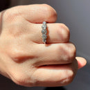 Antique Old European Cut Diamond Platinum Five-Stone Ring - Approx. 1.00ct