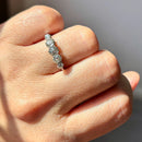 Antique Old European Cut Diamond Platinum Five-Stone Ring - Approx. 1.00ct