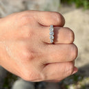 Antique Old European Cut Diamond Platinum Five-Stone Ring - Approx. 1.00ct