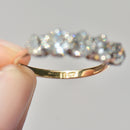 Antique Old Mine Cut Diamond Five-Stone Ring in 18ct Yellow Gold & Platinum (Approx. 2.35ct)