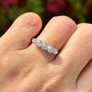 Antique Old European Cut Diamond Platinum Five-Stone Ring - Approx. 1.00ct
