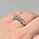 Antique Old Mine Cut Diamond Five-Stone Ring in 18ct Yellow Gold & Platinum (Approx. 2.35ct)