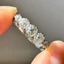 Antique Old European Cut Diamond Platinum Five-Stone Ring - Approx. 1.00ct