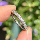 Half Eternity Diamond Palladium Band (0.25ct)