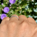 Half Eternity Diamond Palladium Band (0.25ct)