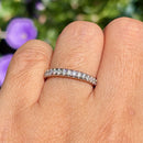Half Eternity Diamond Palladium Band (0.25ct)