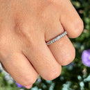 Half Eternity Diamond Palladium Band (0.25ct)