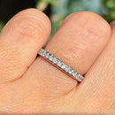 Half Eternity Diamond Palladium Band (0.25ct)