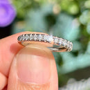 Half Eternity Diamond Palladium Band (0.25ct)