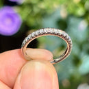 Half Eternity Diamond Palladium Band (0.25ct)