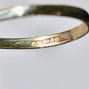 Vintage 2000s Sapphire and Diamond 9ct Yellow Gold Cluster Ring (1.6ct)