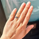 Channel Set Diamond Band in 9ct White Gold (Approx. 0.15ct Diamonds, 5mm Wide)