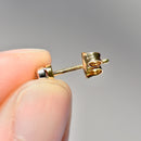 Bezel/Rub-Over Set Diamond Stud Earrings 18ct Yellow Gold (approx. 0.22ct)
