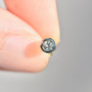 Bezel/Rub-Over Set Diamond Stud Earrings 18ct Yellow Gold (approx. 0.22ct)