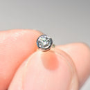 Bezel/Rub-Over Set Diamond Stud Earrings 18ct Yellow Gold (approx. 0.22ct)