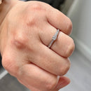 Solitaire Diamond Engagement Ring with Diamond Set Shoulders in Platinum (0.22ct)