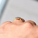 Edwardian Diamond Daisy Cluster Ring in 18ct Yellow Gold & Platinum