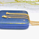 Vintage 9ct Yellow Gold Curb Link Chain Necklace (18 Inches)