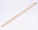 Vintage 9ct Yellow Gold Curb Link Chain Necklace (18 Inches)