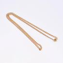Vintage 9ct Yellow Gold Curb Link Chain Necklace (18 Inches)