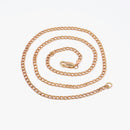 Vintage 9ct Yellow Gold Curb Link Chain Necklace (18 Inches)