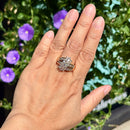 Vintage 14ct Yellow Gold Diamond Cluster Ring, Approx. 2.2ct