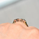 Vintage 1990s Trilogy Diamond Ring in 18ct Yellow Gold (Approx. 1.0ct)